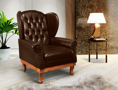 Berger Chesterfield Aurora Via Encanto Courissimo Marrom 