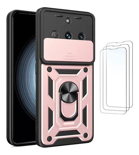 Funda Protectora De Teléfono Con Lente Para Oppo A78/4g-f [u