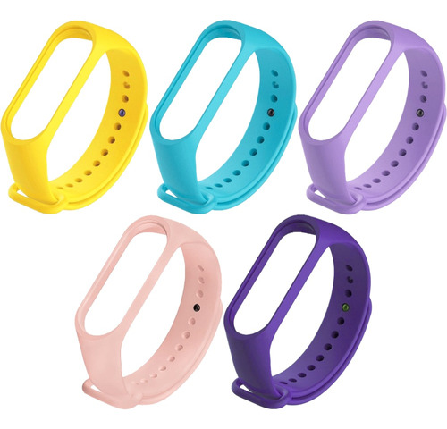 5 Correas Manillas Pulsos Xiaomi Mi Band 4  Xiaomi Mi Band 3