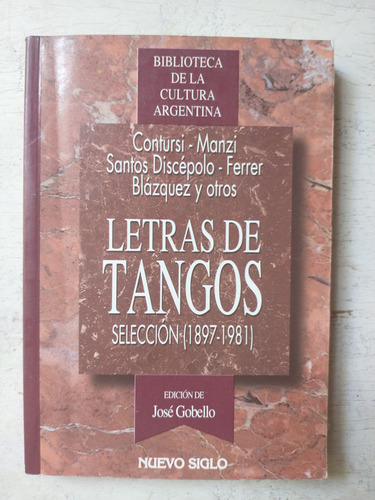 Letras De Tangos - Selección (1897-1981) Aavv