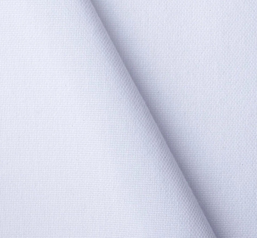 Tergal Stretch 100% Poliester / Rollo 1.50m 50m Blanco Liso