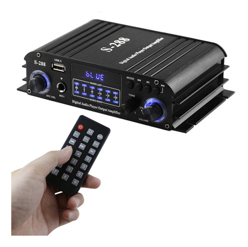 S-288 Mini Amplificador De Potencia De Audio Digital Bt5.0 D
