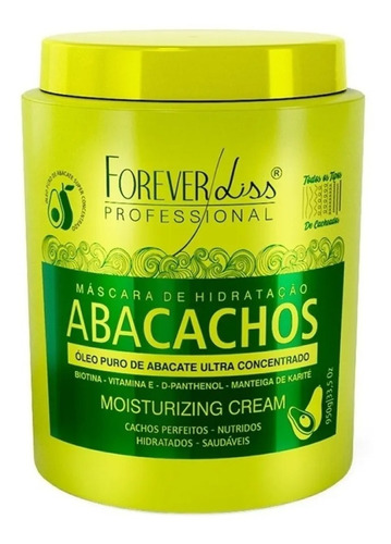 Mascara Abacachos Óleo De Abacate 950g Forever Liss