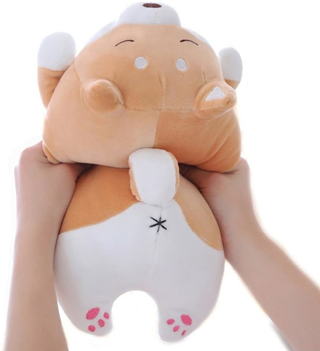 Peluche Shiba Inu, Corgi Akita, 38 Cm, Marrón