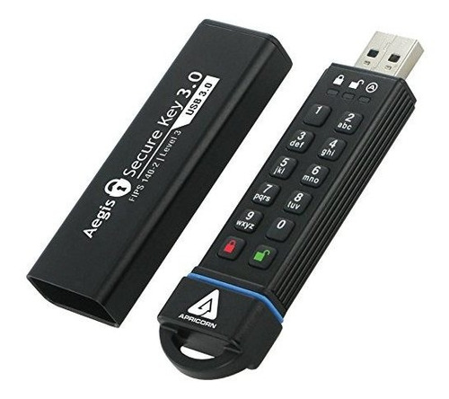 Apricorn Aegis Secure Key 30 Gb Fips 140-2 Nivel 3 Validado 