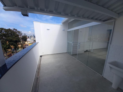 Cobertura Com 2 Dormitórios Para Alugar, 70 M² Por R$ 2.000,00/mês - Vila Scarpelli - Santo André/sp - Co1330