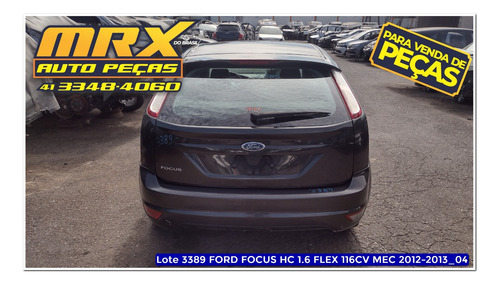 Sucata Ford Focus Hc 1.6 Flex 116cv Manual 2013 Pecas