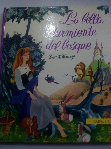 Libro Antiguo Disney 1968 La Bella Durmiente Del Bosque