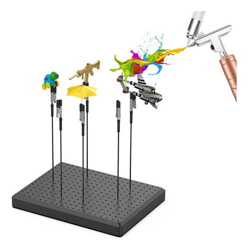 L Soporte De Base De Soporte De Pintura Y Juego De Pinzas De