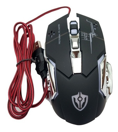 Mouse De Juego Con Rgb 6 Botones Colores Pc Gamer Gaming 