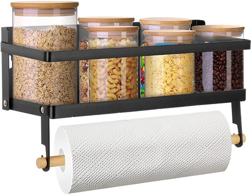 Organizador De Cocina Colgante Porta Rollo