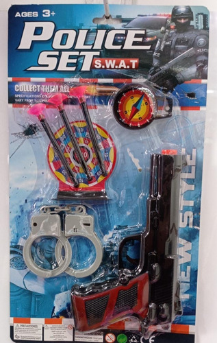 Juego Set Kit Accesorios Arma Policia Equipamiento Swat Mca