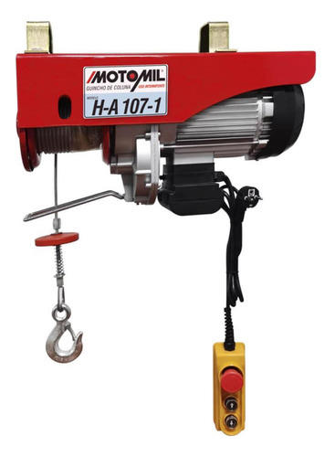 Guincho Coluna Elétrico H-a107-1 500/1000kg 220v Motomil