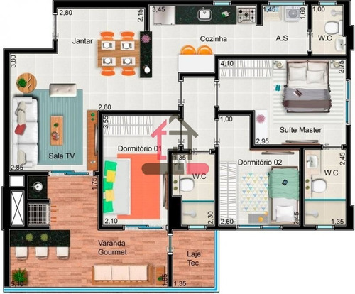 Edifício Sevilha - Apartamento Em Lançamentos No Bairro Jardim Botânico - Ribeirão Preto, Sp - Pro32985