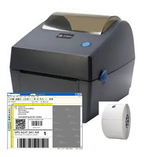 Kit Impresora Codigo Barra 3nstar Ldt104 Programa Etiquetas