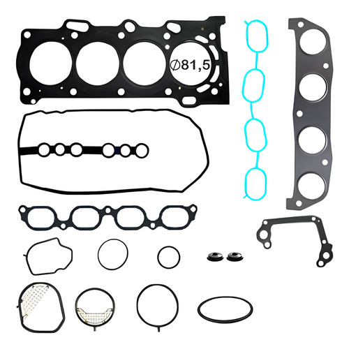 Jogo Junta Superior Motor Lifan X60 1.8 16v 128cv Gasolina