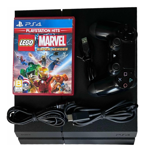 Ps4 Standard 500gb Con Juego De Regalo Negro (Reacondicionado)