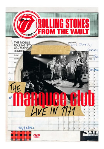 Dvd Rolling Stones,the The Marquee
