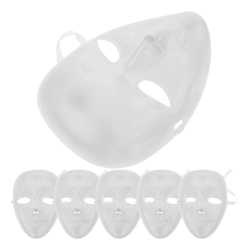 Blank Mask, 6 Piezas Para Pintar, Cosplay, Disfraces, Fiesta
