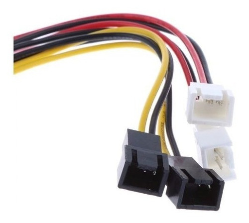 Cabo Conversor Fan Cooler Ventilador 3 Pinos Molex Fonte Atx