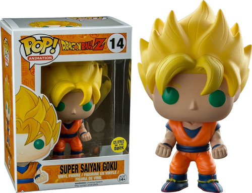 Funko Pop! Dragon Ball: Super Saiyan Goku #14 Glow In The D