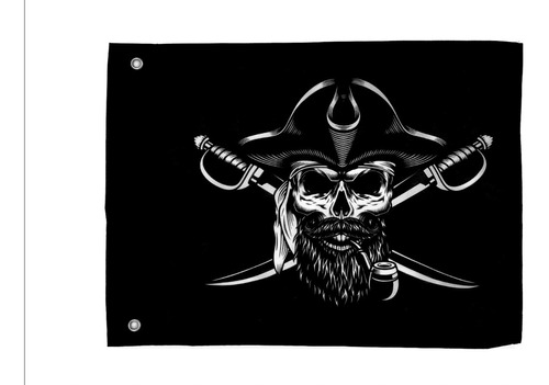 Banderas Para Antenas Led X3 Can Am Rzr Etc Par Pirata Barba