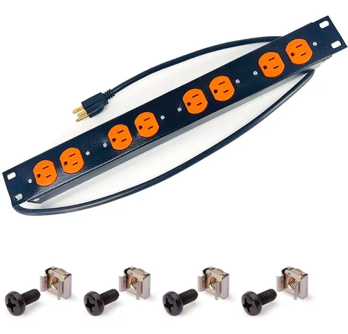 Multitomas Para Rack 8 Servicios + Tornillos M6 De Montaje 