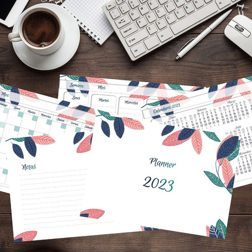 Planner Perpetuo + Calendario 2023 Pdf Imprimible M02