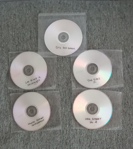 Juegos Ps2 A Pedido, Todos Los Títulos! Pack X 5 Unidades