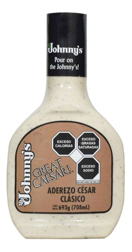 Aderezo César Johnny's 2 De 708 Ml ¡ Mejora Tus Ensaladas !