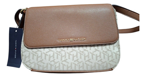Bolsa Tommy Hilfiger Café Crossbody Bolso Mujer Xw04517 Café Lisa Oro Marrón