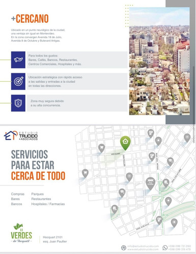 Imagen 15 de 18 de Venta En Pozo / Edificio Verdes De Hocquart 2 Dormitorios + Balcón 64m2