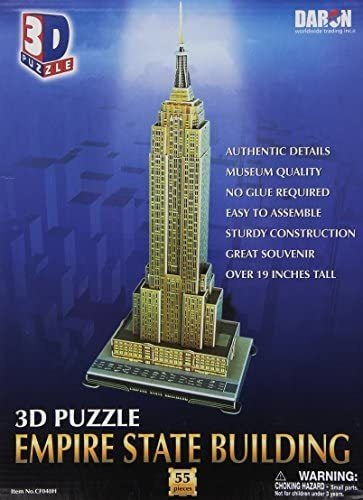 Rompecabezas 3d Daron Empire State Building , 55 Piezas Rmd