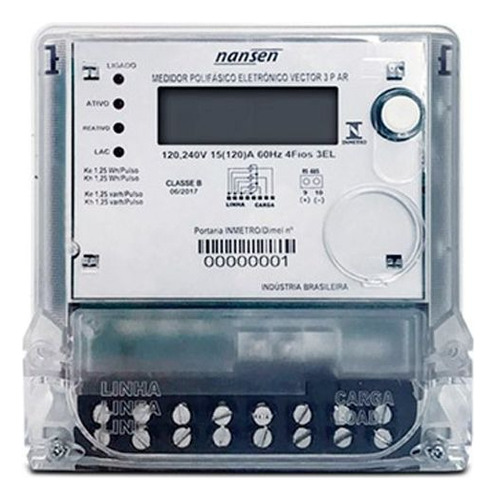 Kit de caja trifásico Nansen Vector3 de 380 V con medidor de energía