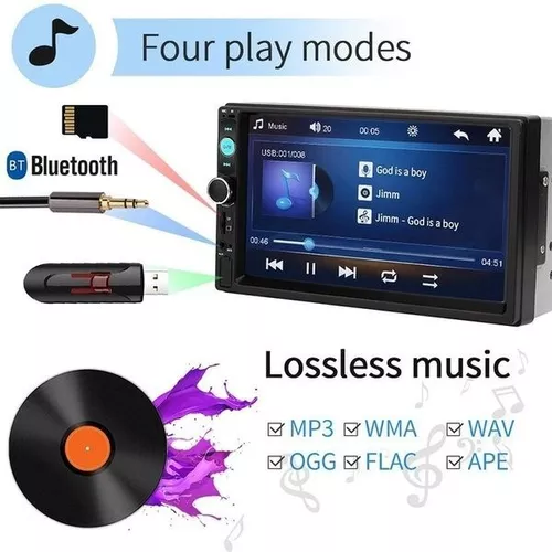 Comprar Radio para coche 1 Din, pantalla de 6,2 pulgadas, estéreo para coche,  Android, Carplay, reproductor Multimedia MP5, Radio Bluetooth para coche  MirrorLink