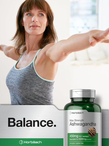 Max Strength Ashwagandha | 4500 Mg En 3 Caps | 120 Caps Sin Sabor