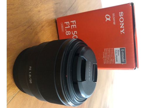Imagem 1 de 6 de Lente Sony 50mm 1.8 Fe Full Frame - Perfeito Estado