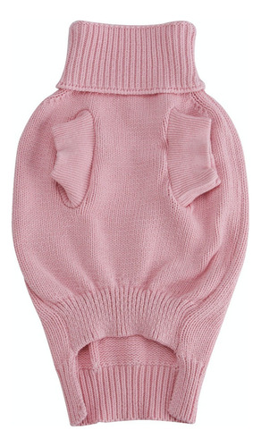 Suéter De Tricô Pet Com Pérolas Bordadas À Mão Rosa Tam P