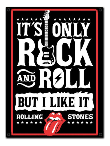 Cuadros Decorativos Vintage - The Rolling Stones No Chapa