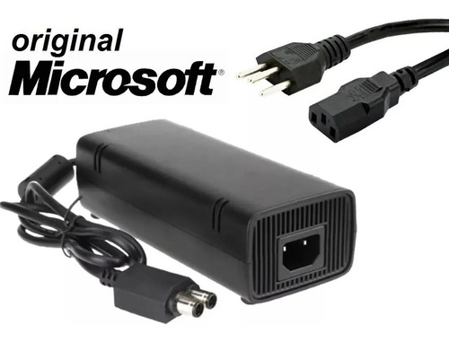 Fonte Xbox 360 Slim Original Microsoft 110v