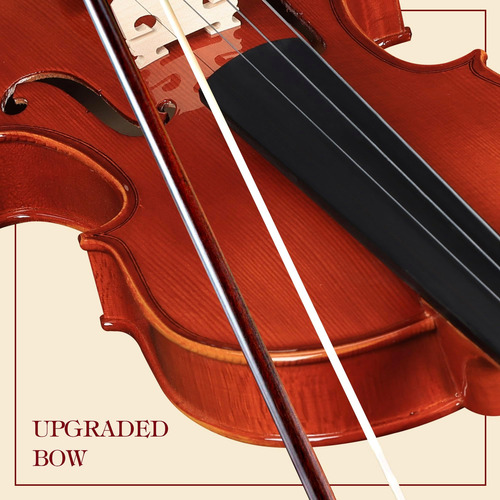 Conjunto De Violín Aileen, Violín De Madera Solid De Tamaño