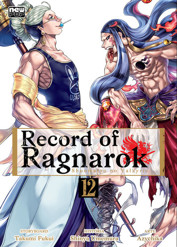 Record Of Ragnarok: Volume 12 (shuumatsu No Valkyrie), De Azychika. Editorial Newpop, Capa Mole, Edição 1 Em Português, 2025