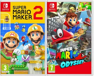 Set 2 En 1 Super Mario Maker 2 Y Super Mario Odyssey