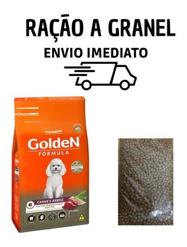 Ração A Granel 3 Kg Golden Cães Adultos Raças Pequenas Carne