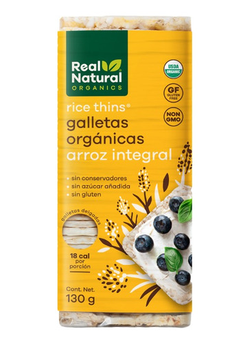 Rice Thins Galletas Orgánicas De Arroz Integral