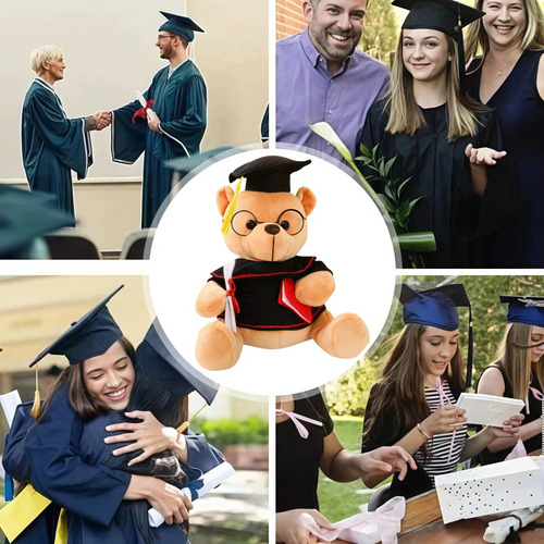 2 Unidades De Regalos De Graduación Con Forma De Oso De Pelu