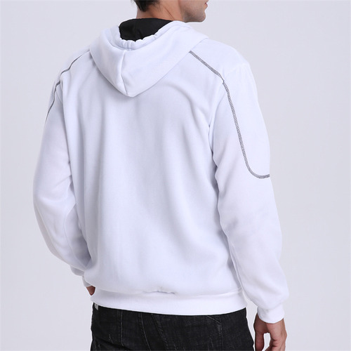 Sudadera Deportiva Casual Con Capucha Y Manga Con Cremallera