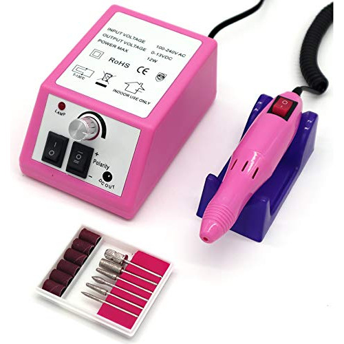 Taladro De Uñas Profesional 20000 Rpm Kit De Lima De U...