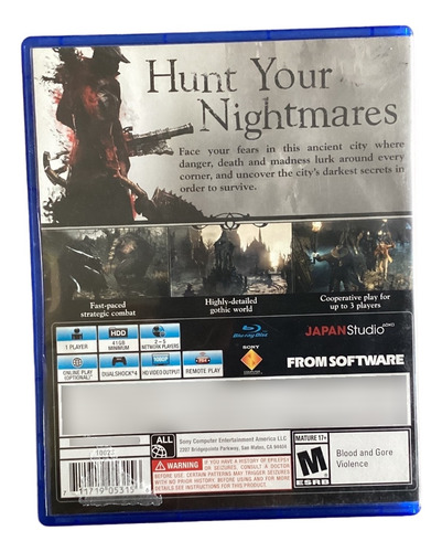 Bloodborne Ps4 Físico (Usado)