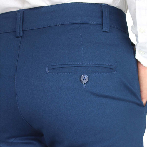 Pantalones De Vestir Rectos De Algodón Para Hombre